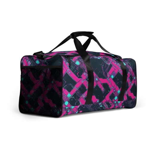 Pink Protocol on a Duffle Bag