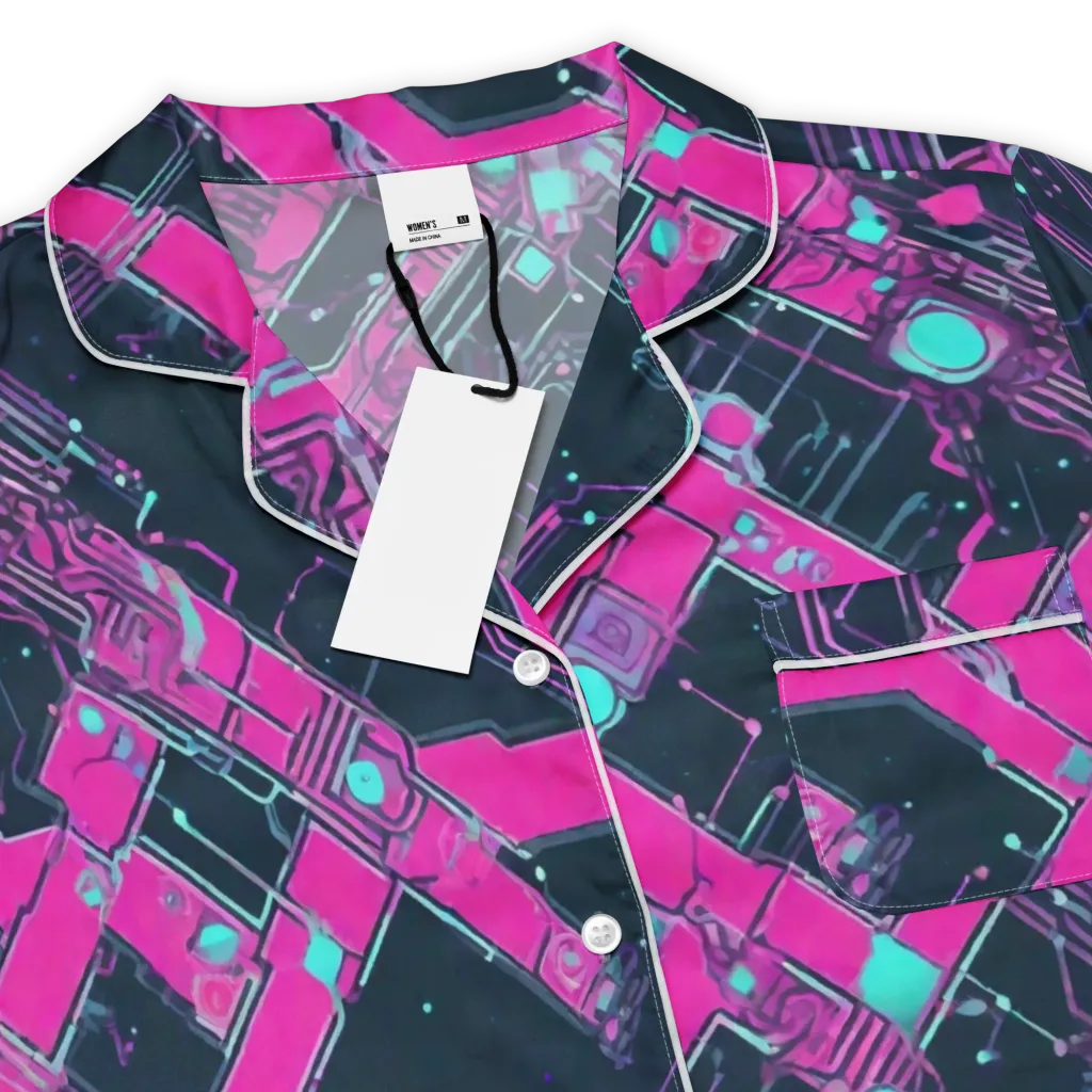 Pink Protocol on Women's Short Sleeve Pajama Top — Product details