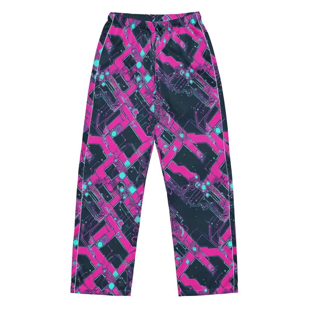 Pink Protocol on Women's Pajama Pants — Front