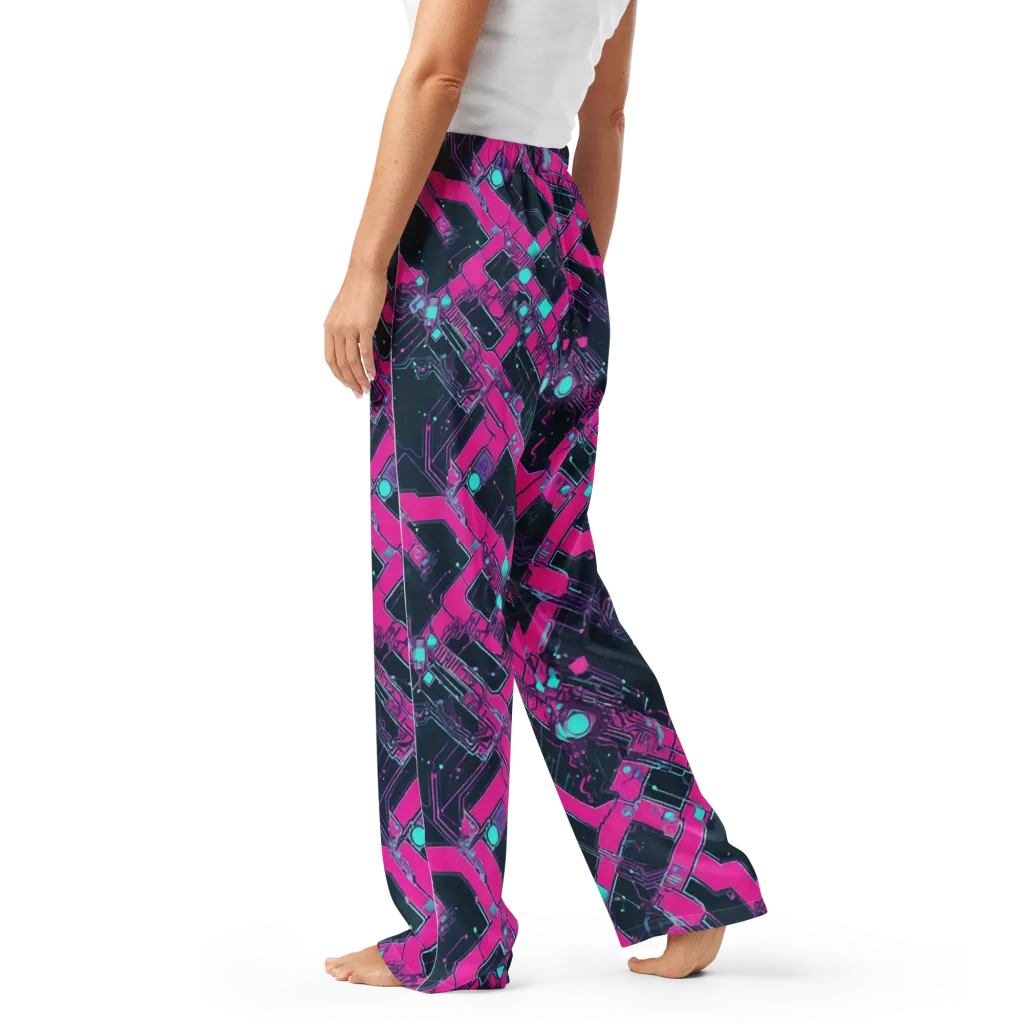 Pink Protocol on Women's Pajama Pants — Left