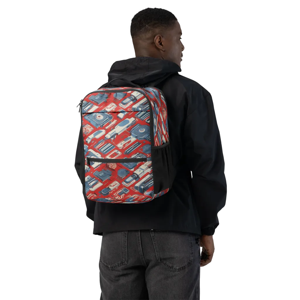 Playback Parade on Utility Backpack — Back