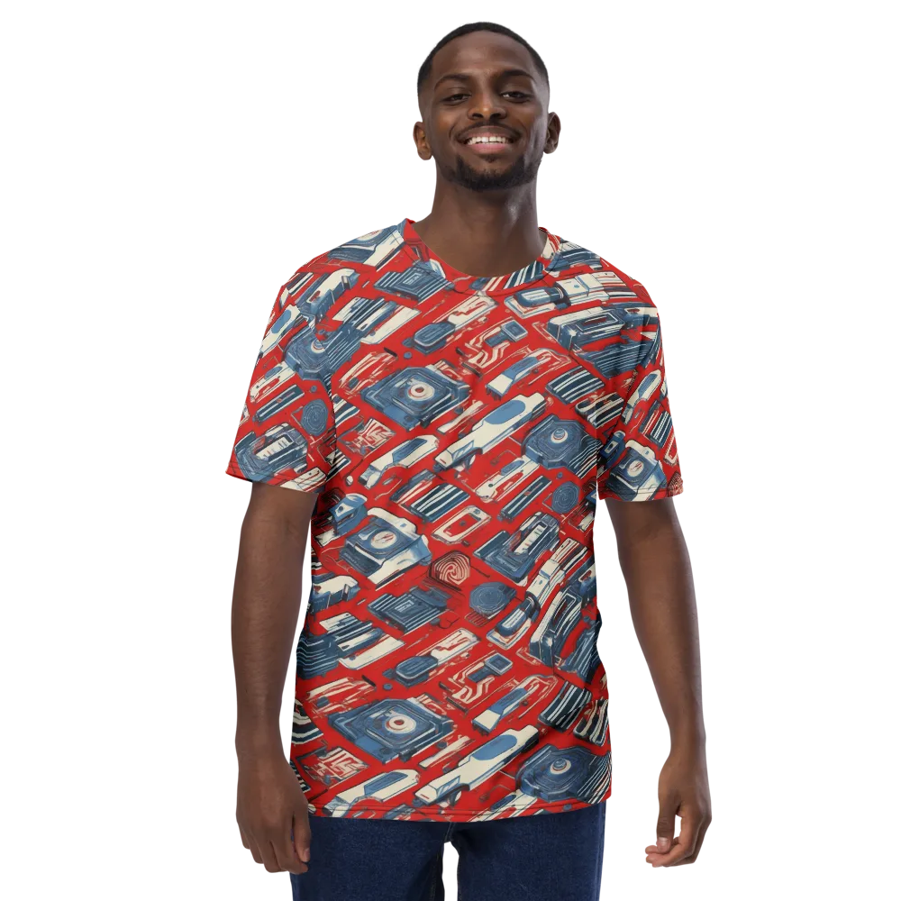 Playback Parade on Men's Crew Neck T-Shirt — Front