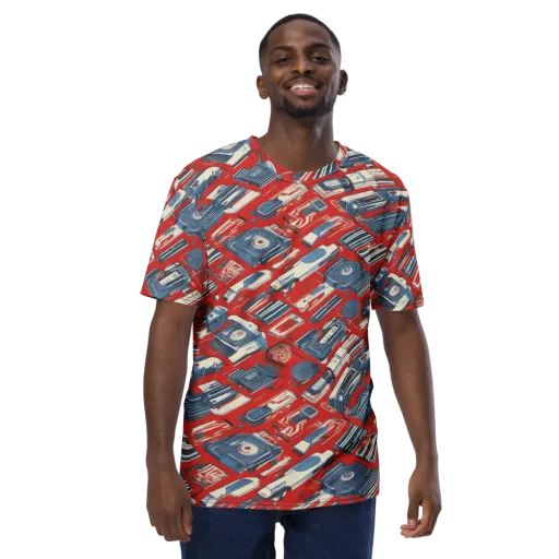 Playback Parade on a Men's Crew Neck T-Shirt