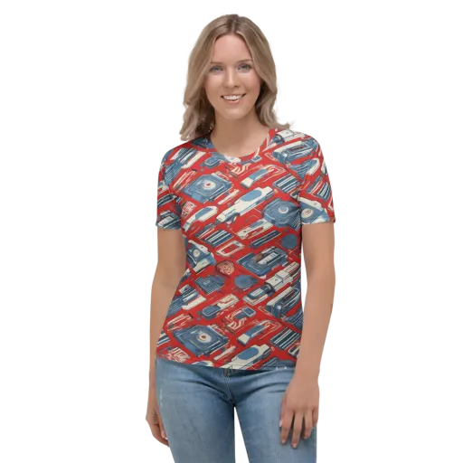 Playback Parade on a Women's Crew Neck T-Shirt