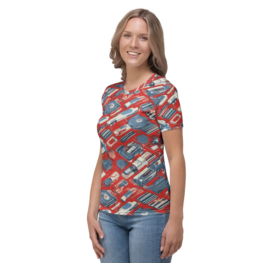 Playback Parade on Women's Crew Neck T-Shirt — Left