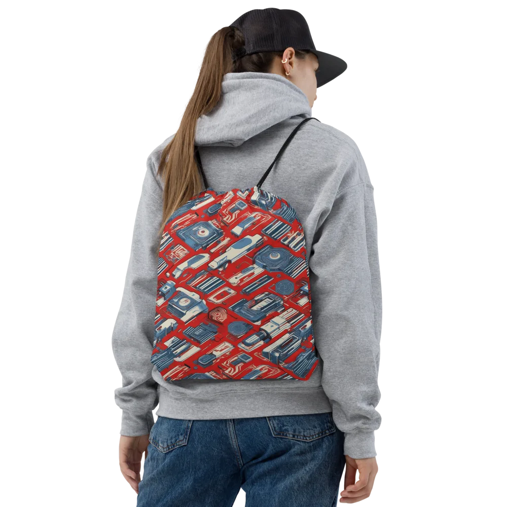 Playback Parade on Drawstring Bag — Front