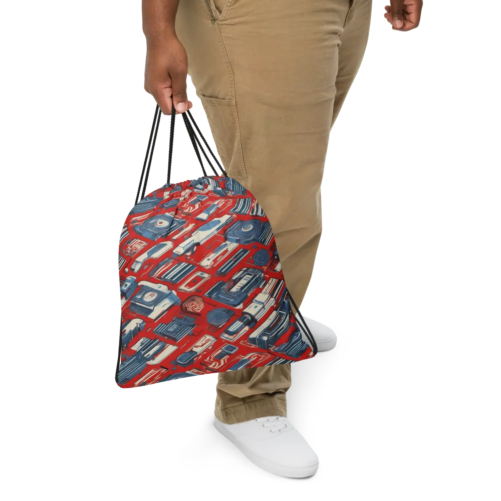 Playback Parade on Drawstring Bag — Front