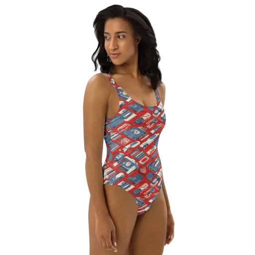 Playback Parade on a One-Piece Swimsuit