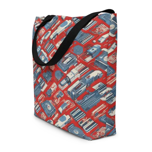 Playback Parade on a Large Tote Bag W/ Pocket