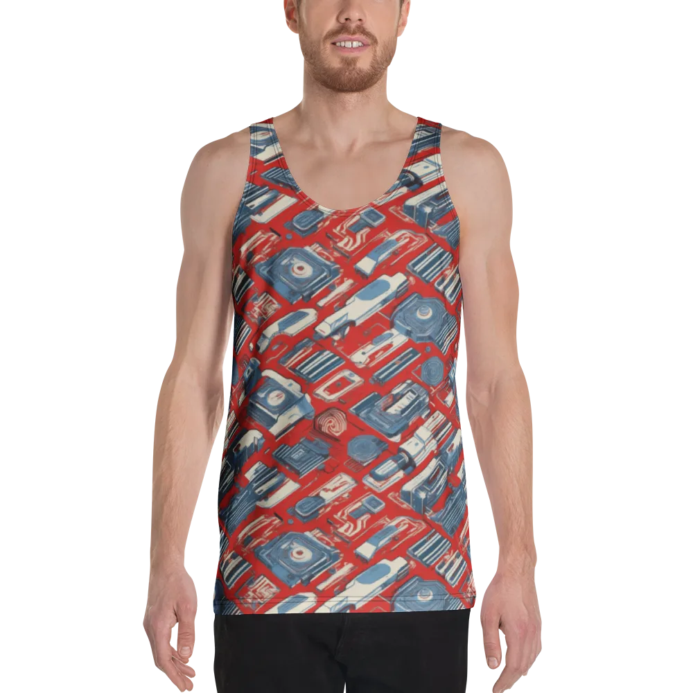Playback Parade on Men's Tank Top — Front