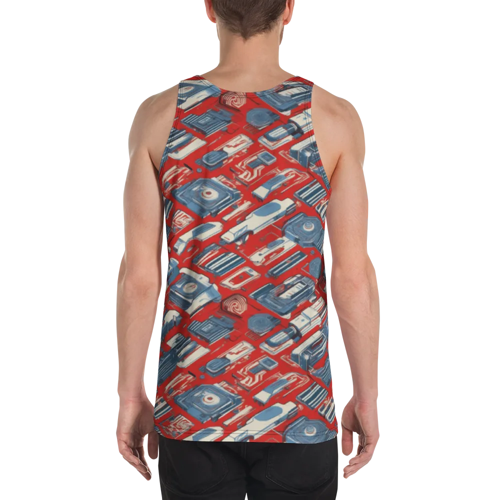 Playback Parade on Men's Tank Top — Back