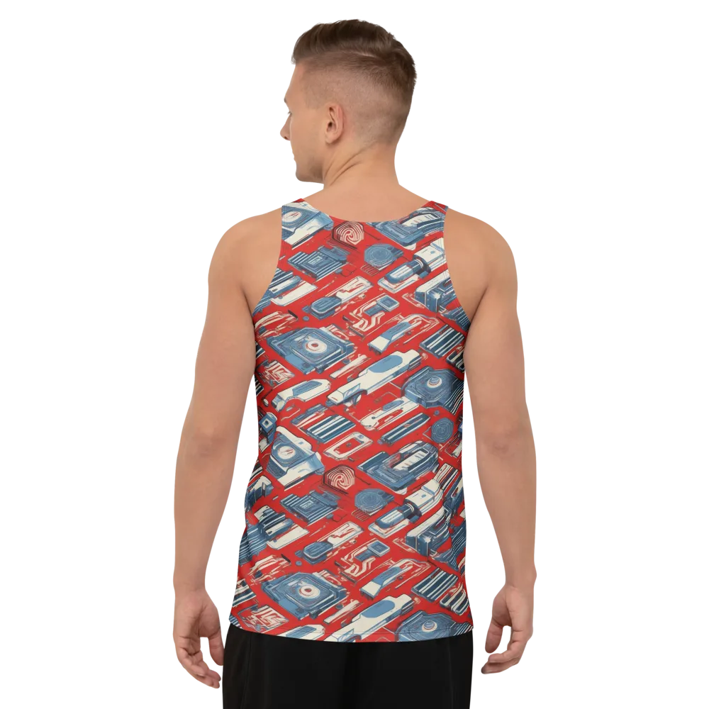 Playback Parade on Men's Tank Top — Back