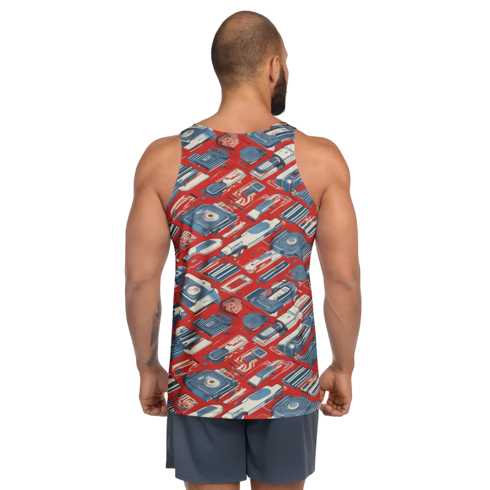 Playback Parade on Men's Tank Top — Back