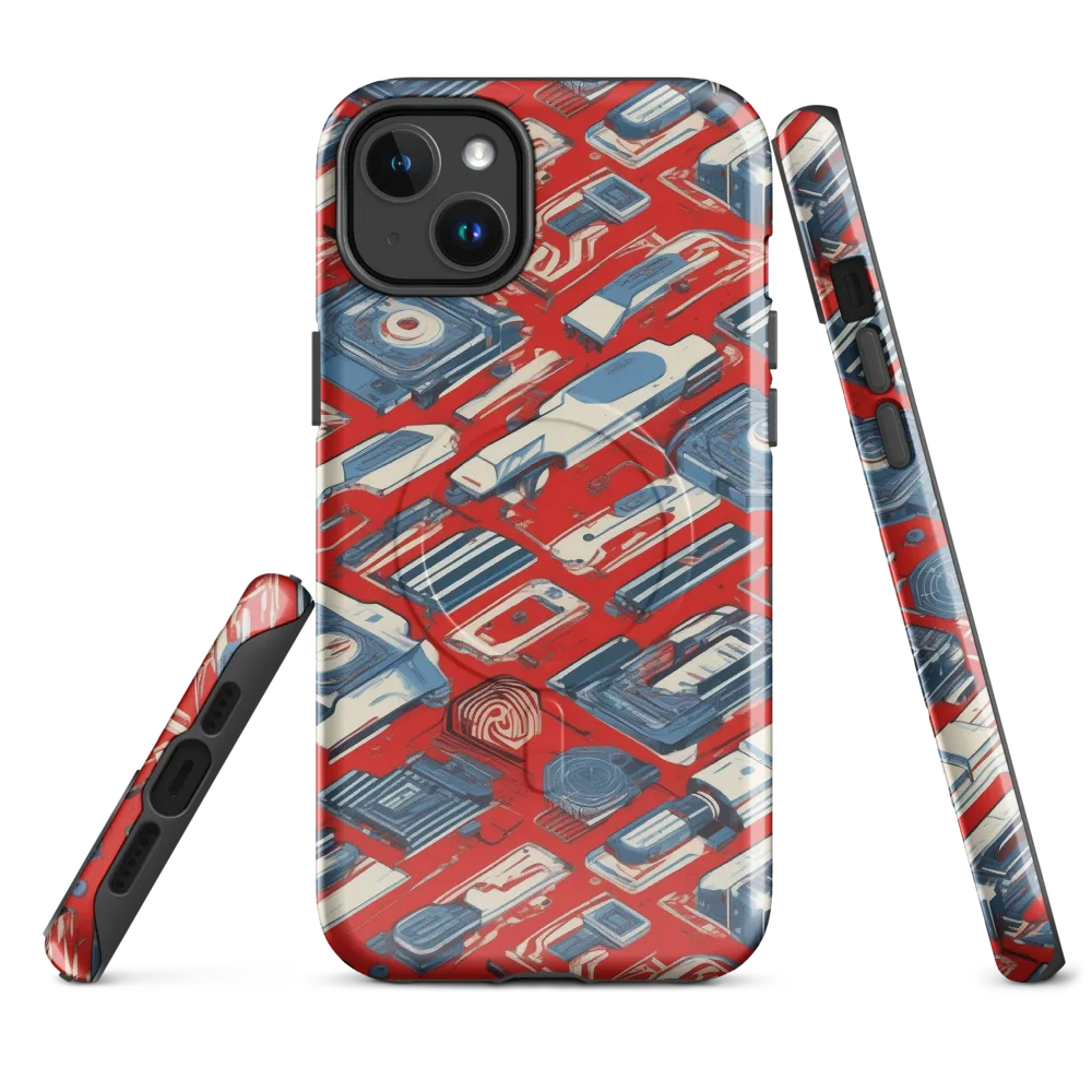 Playback Parade on MagSafe Tough Case for iPhone® — Front