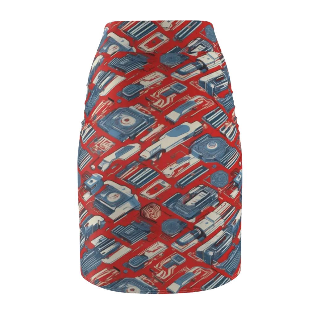 Playback Parade on Pencil Skirt — Back
