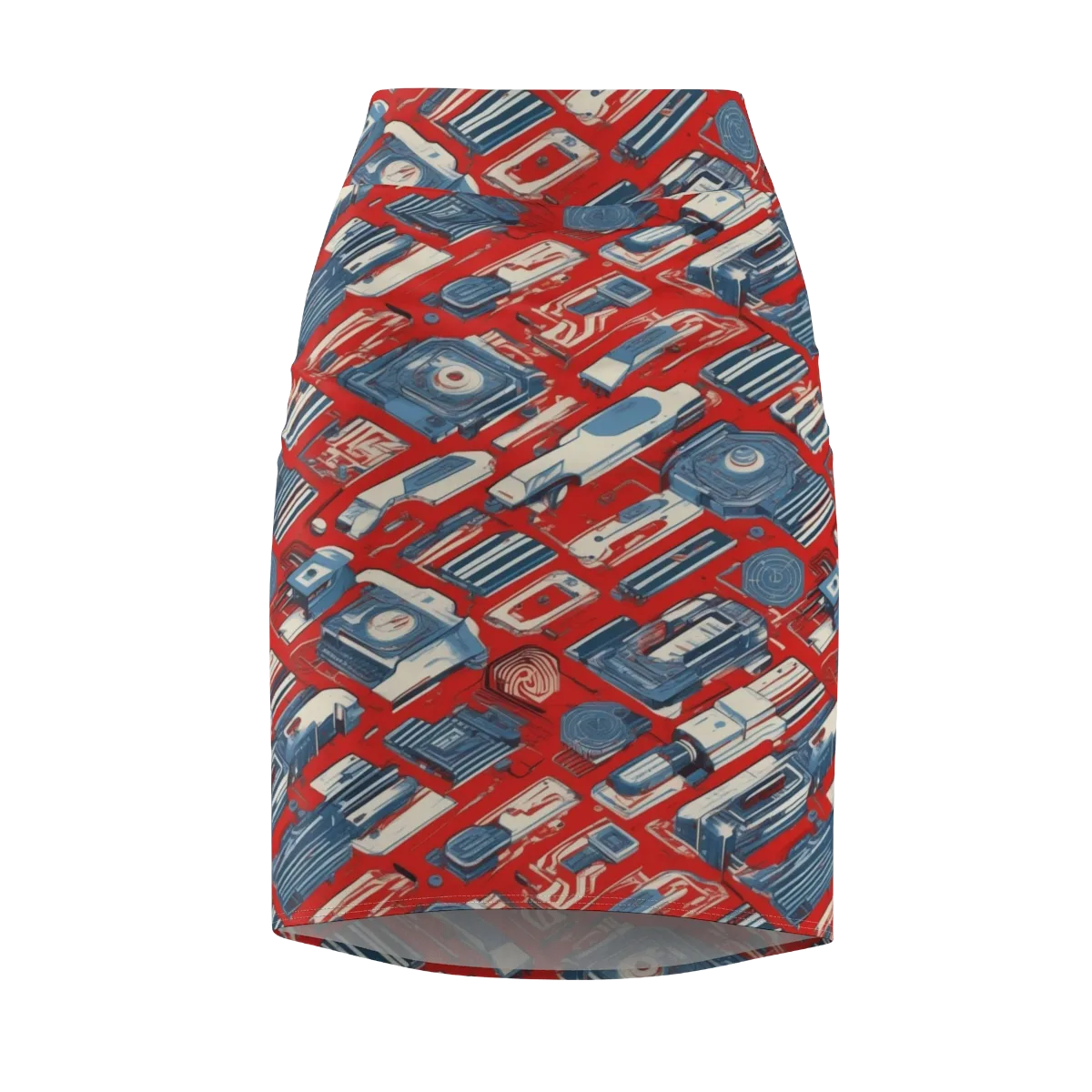 Playback Parade on Pencil Skirt — Front