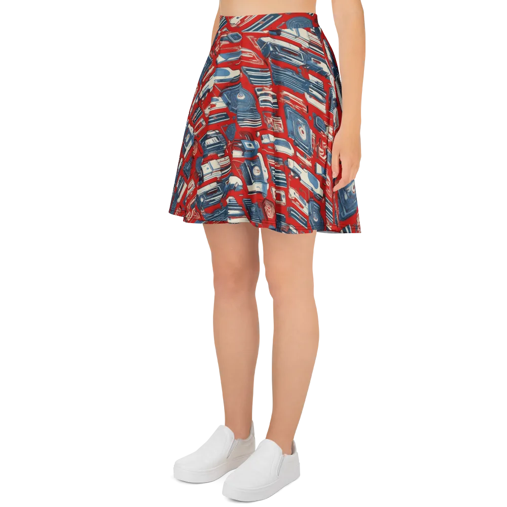 Playback Parade on Skater Skirt — Left