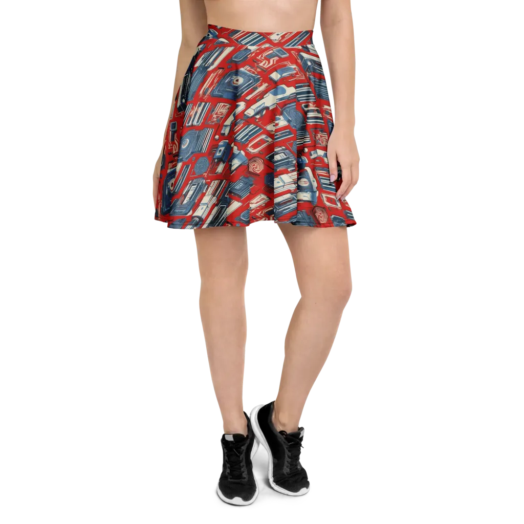 Playback Parade on Skater Skirt — Front