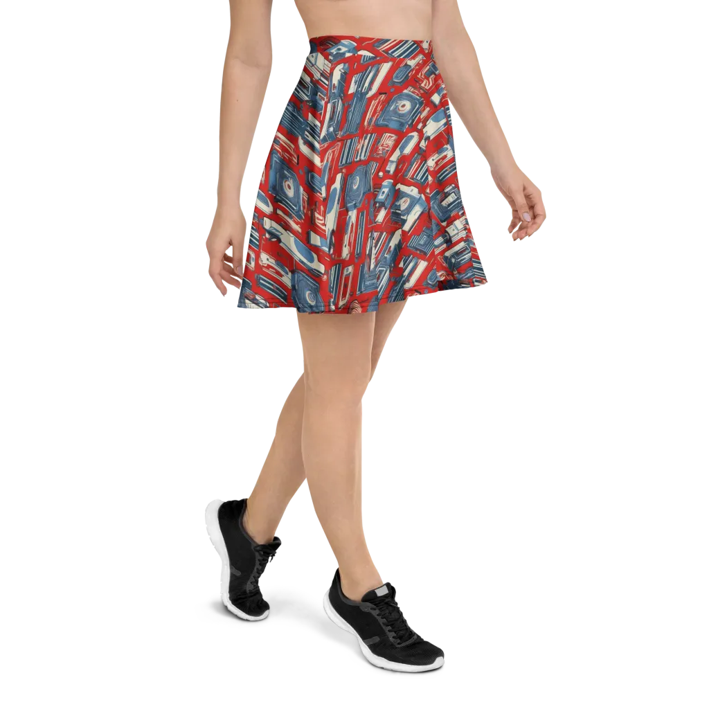 Playback Parade on Skater Skirt — Right