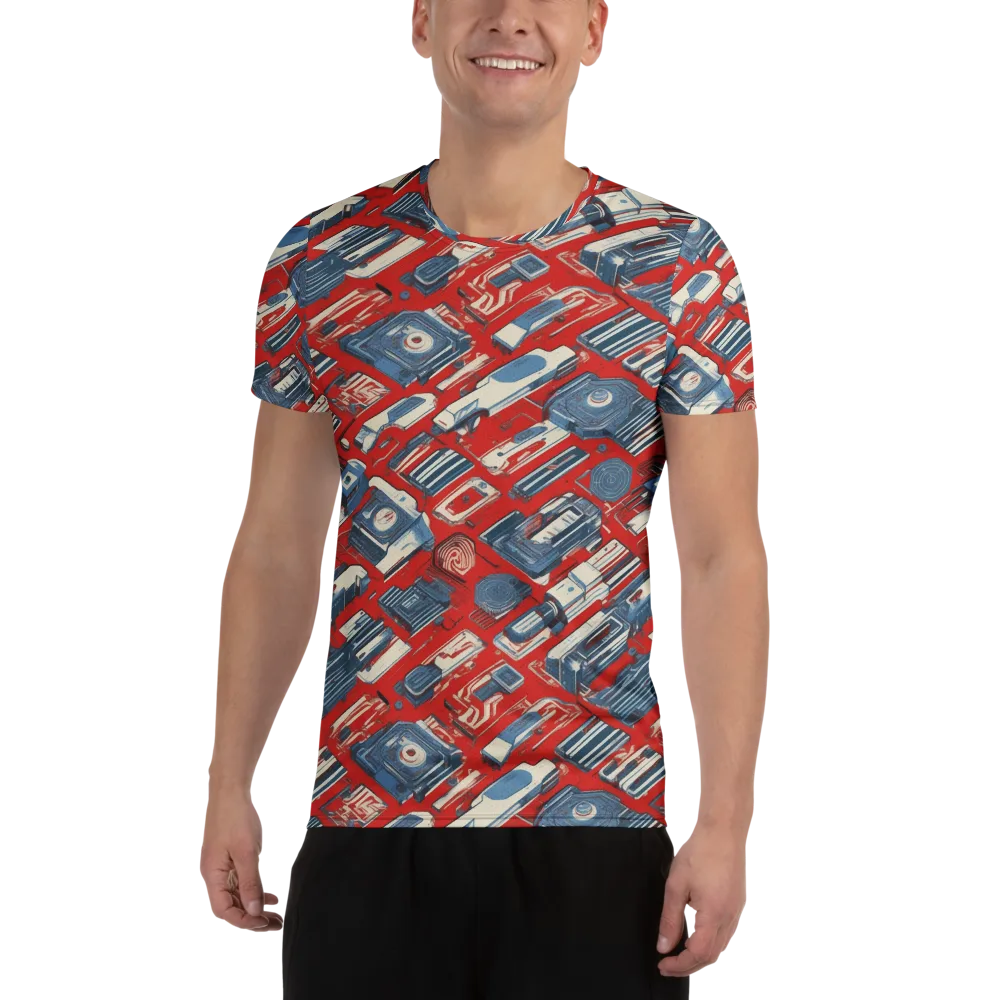Playback Parade on Men's Athletic T-Shirt — Front