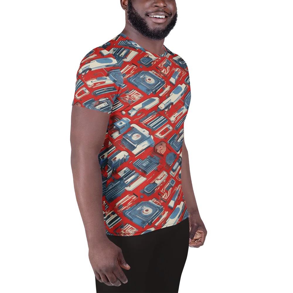Playback Parade on Men's Athletic T-Shirt — Right