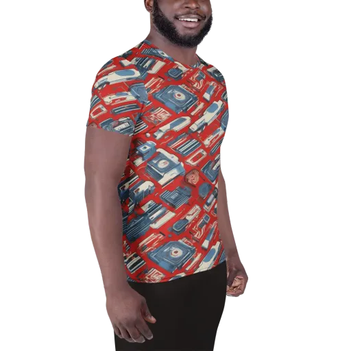 Playback Parade on a Men's Athletic T-Shirt
