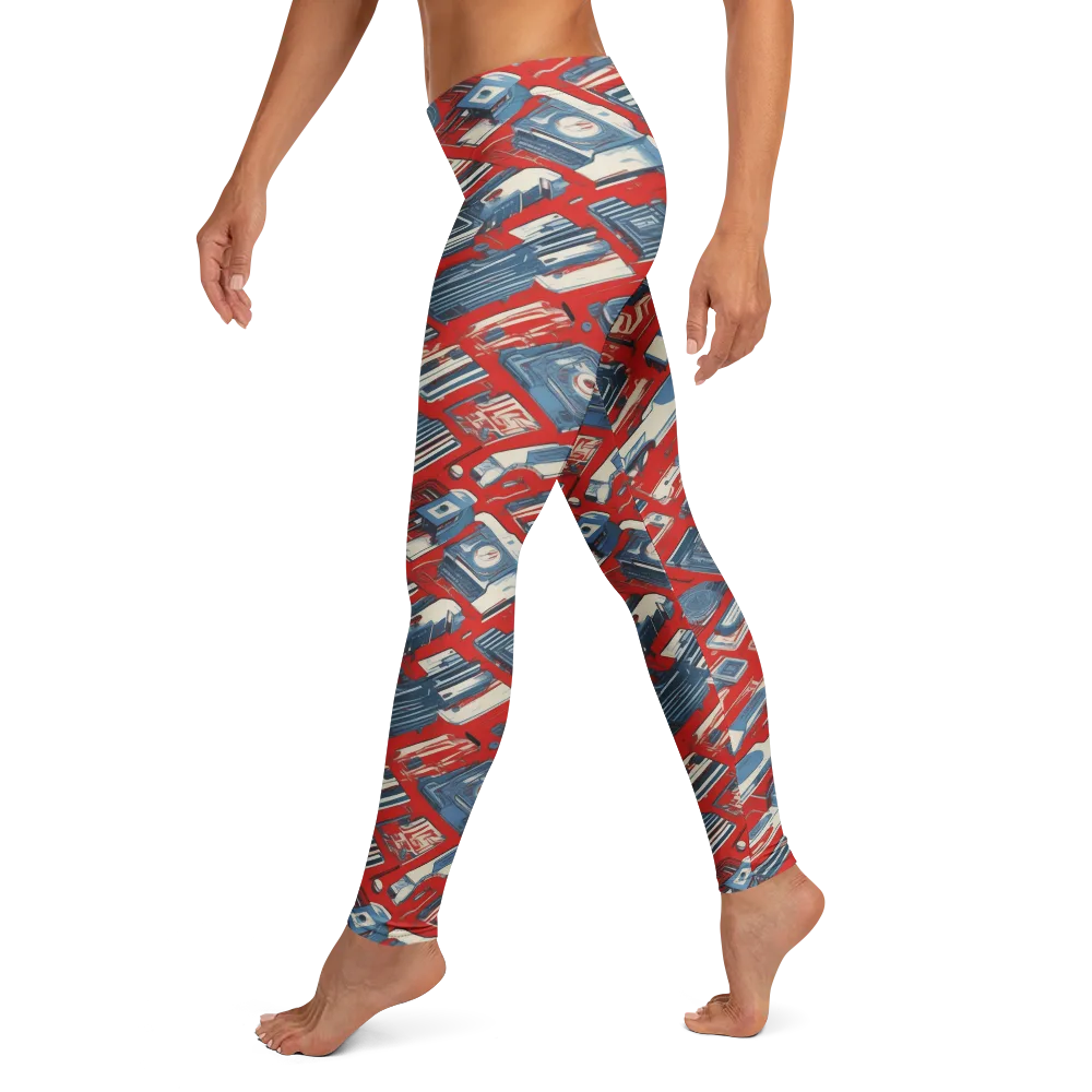 Playback Parade on Leggings — Left