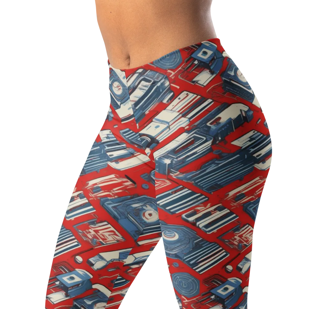 Playback Parade on Leggings — Left Front
