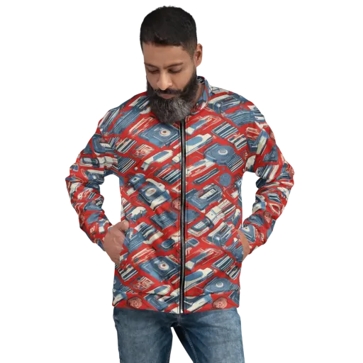 Playback Parade on a Bomber Jacket