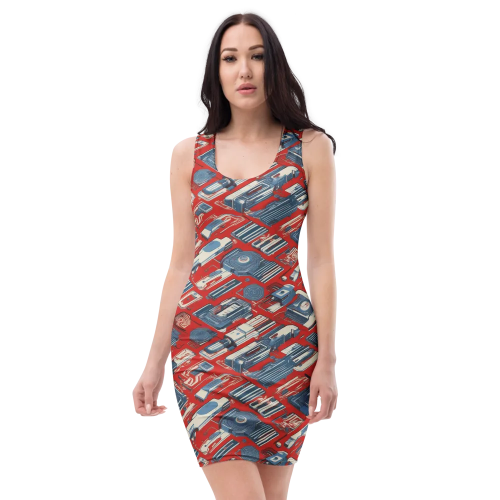 Playback Parade on Bodycon Dress — Front