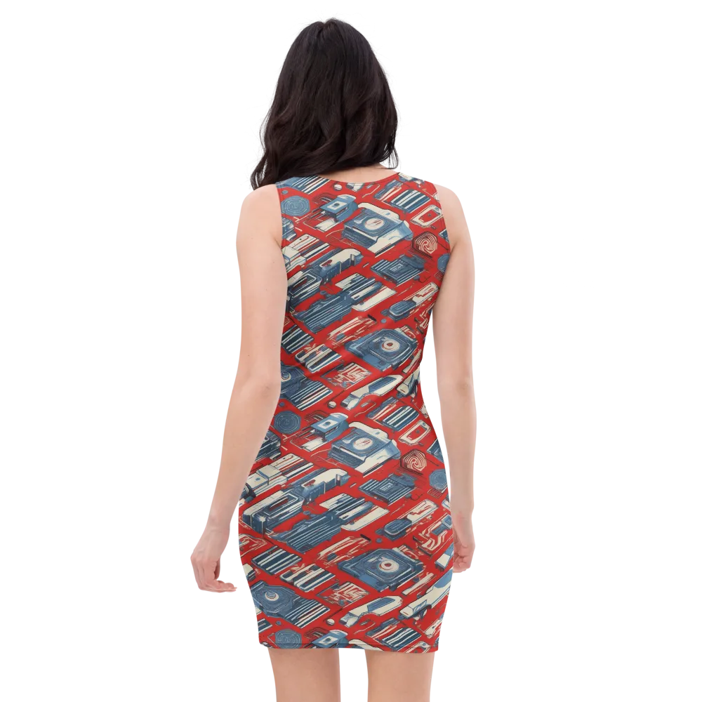 Playback Parade on Bodycon Dress — Back