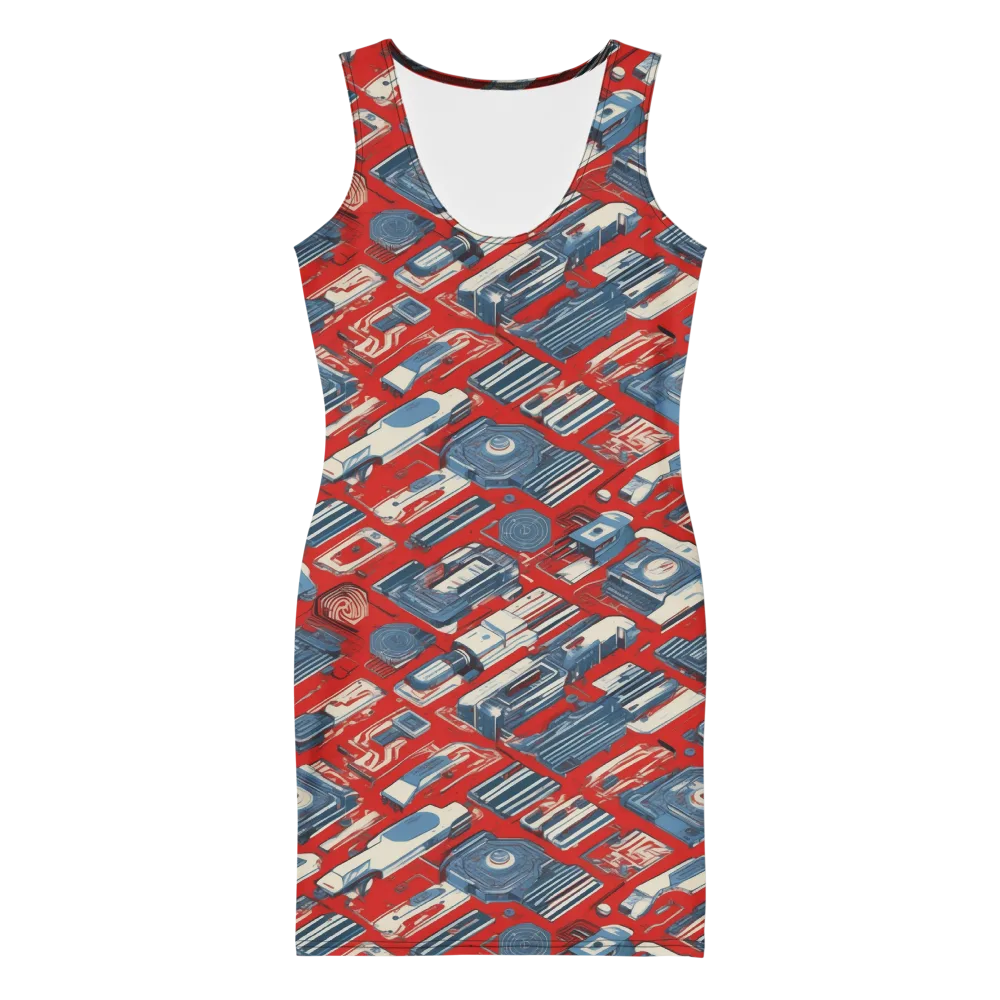 Playback Parade on Bodycon Dress — Front