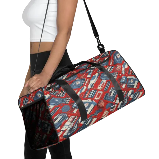 Playback Parade on a Duffle Bag