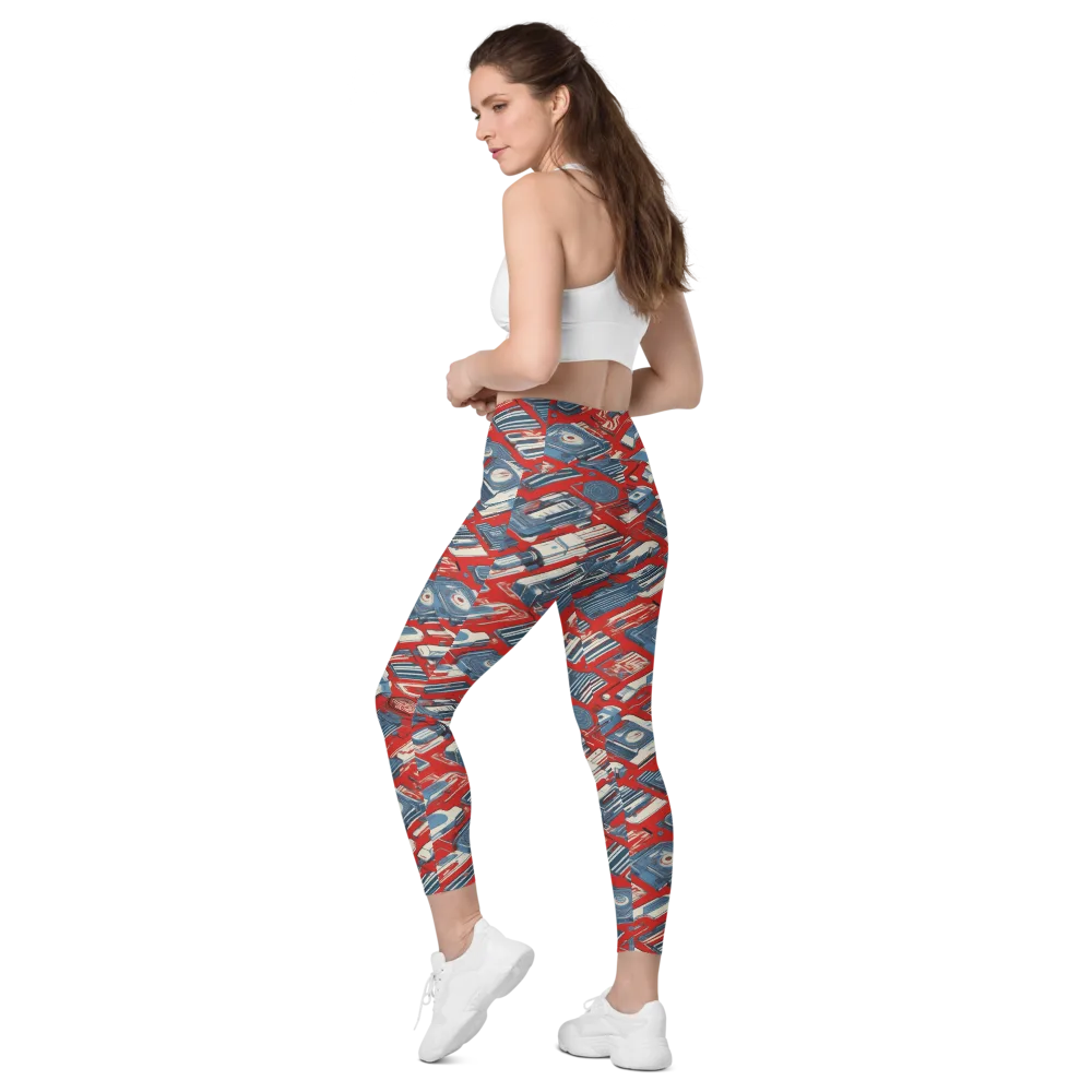 Playback Parade on Leggings with Pockets — Left Back