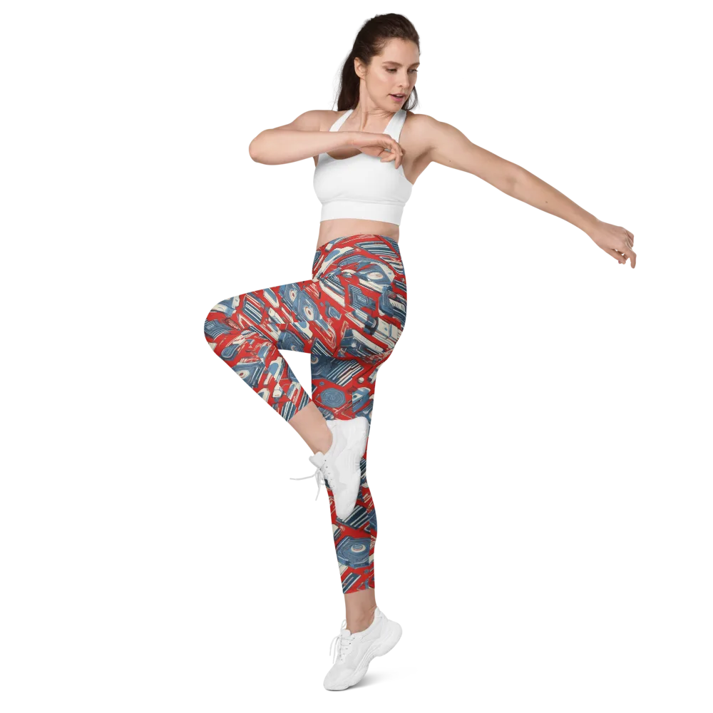 Playback Parade on Leggings with Pockets — Left Front