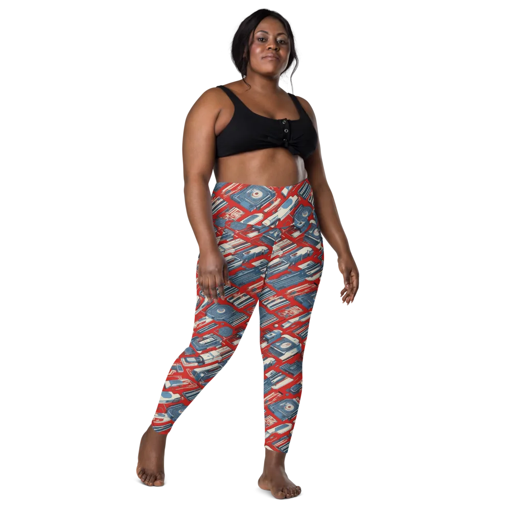 Playback Parade on Leggings with Pockets — Front