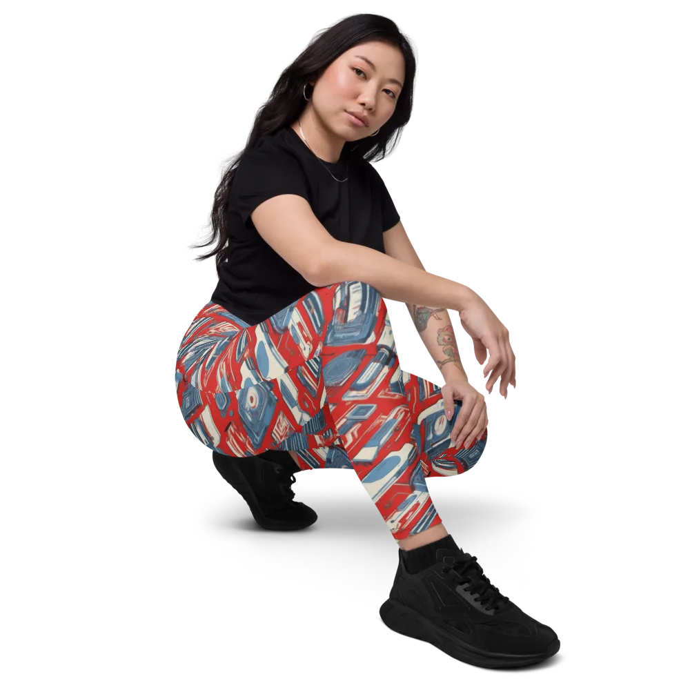 Playback Parade on Leggings with Pockets — Right Front