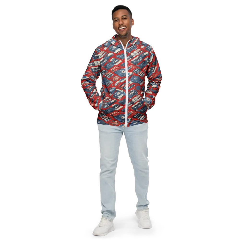 Playback Parade on Men's Windbreaker — Front