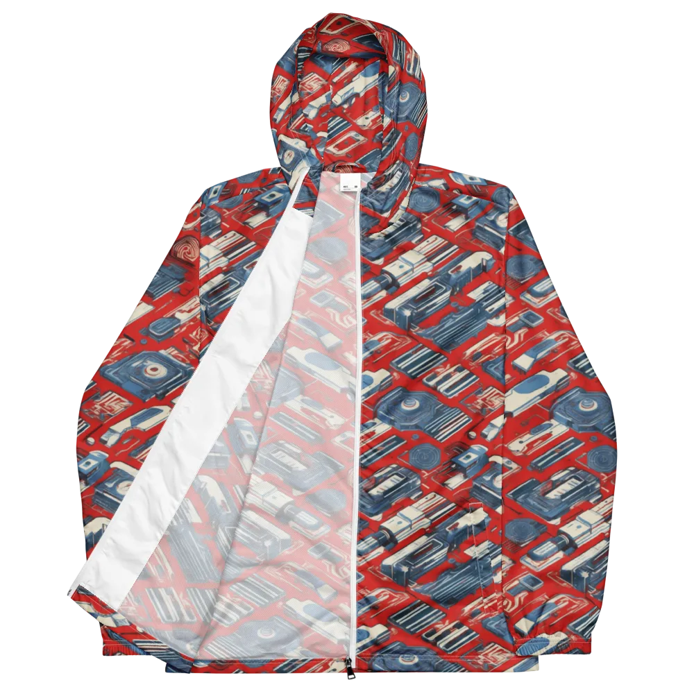 Playback Parade on Men's Windbreaker — Front