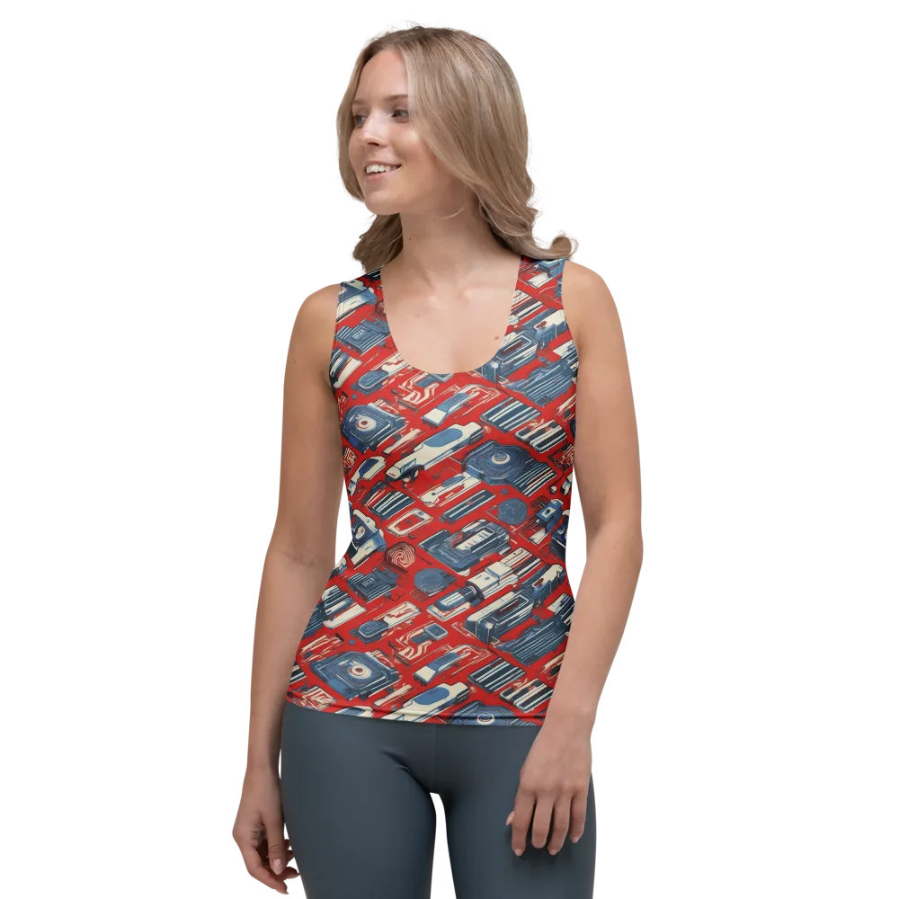 Playback Parade on Women's Tank Top — Front