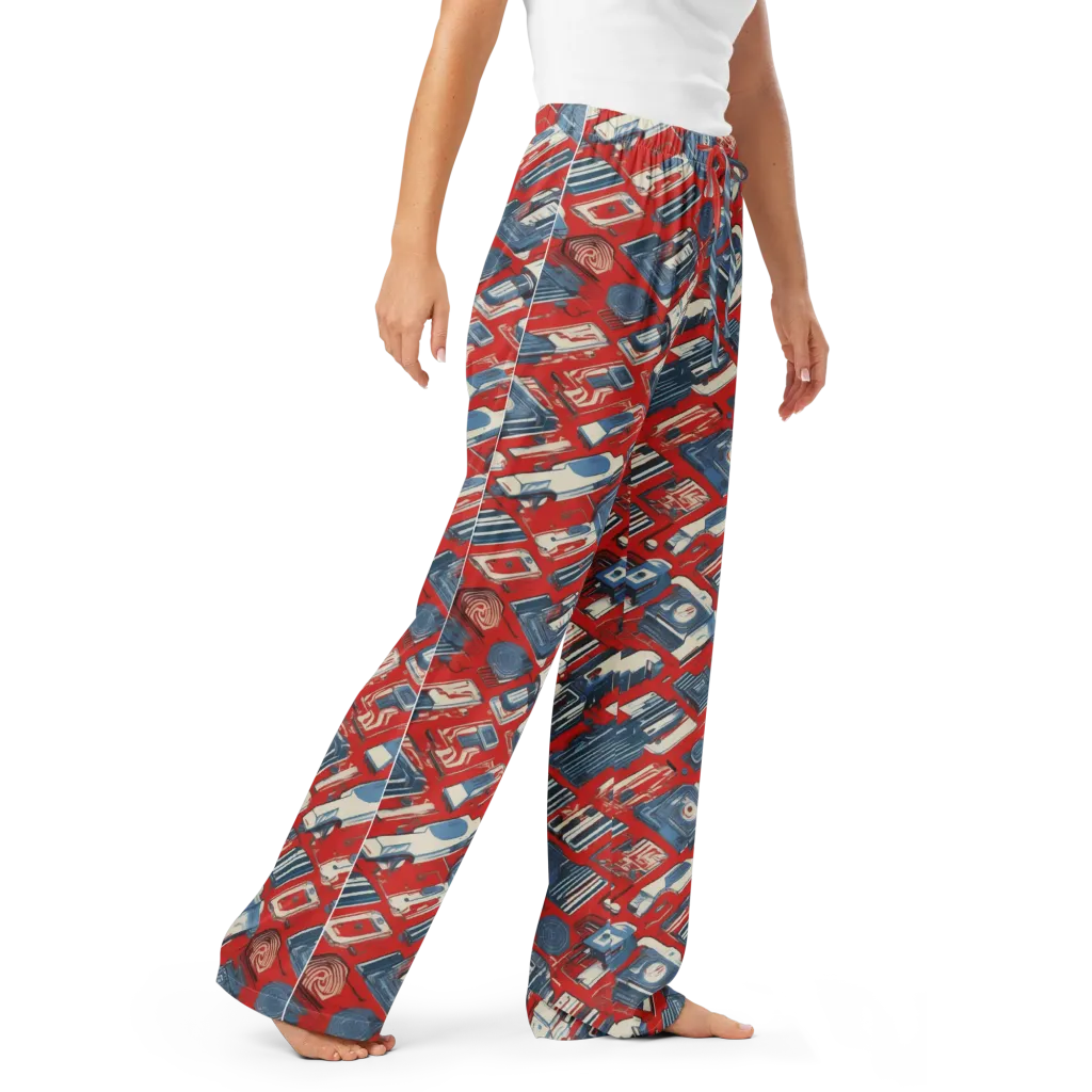 Playback Parade on Women's Pajama Pants — Right Front