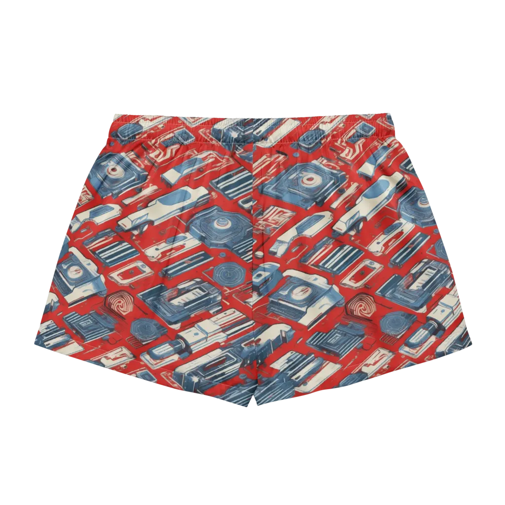 Playback Parade on Women's Pajama Shorts — Back