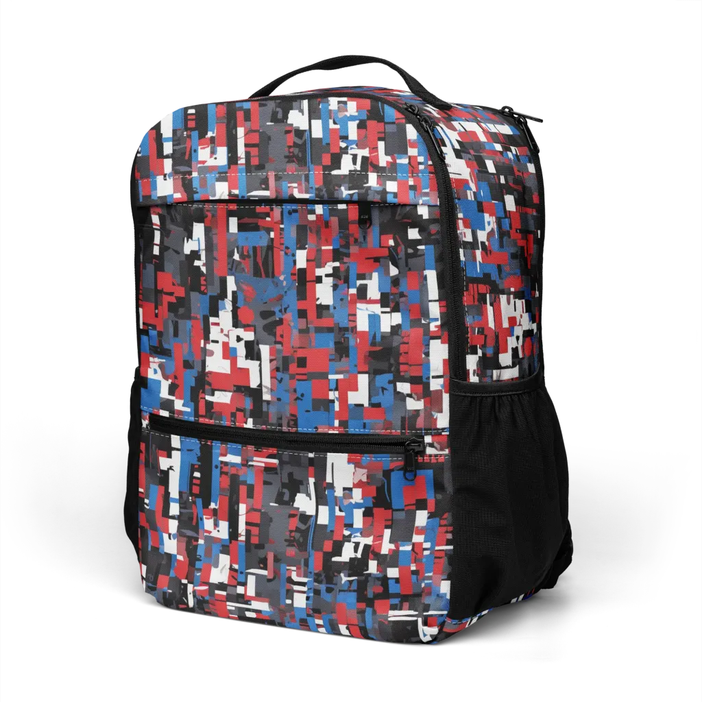 Chromatic Scramble on Utility Backpack — Left Front
