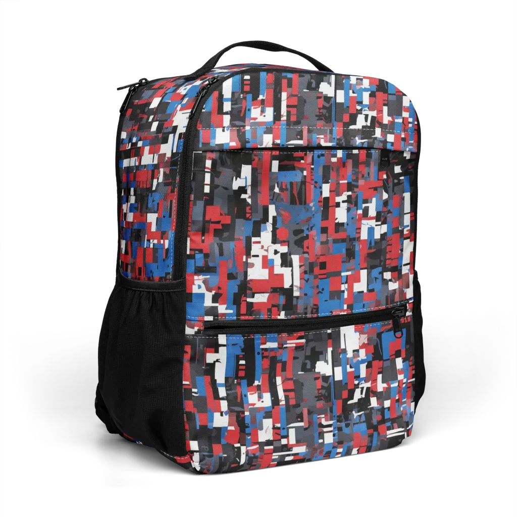 Chromatic Scramble on Utility Backpack — Right Front