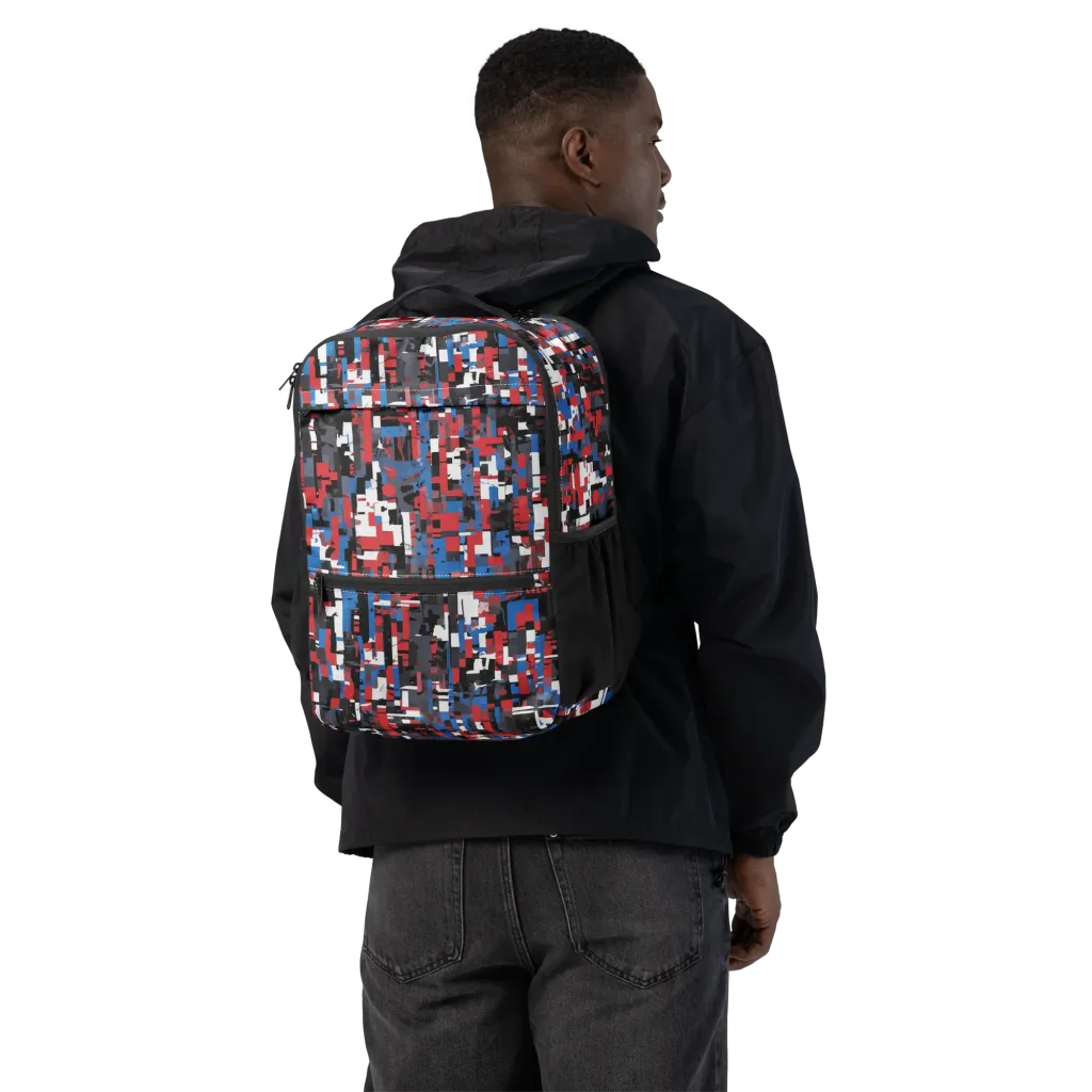 Chromatic Scramble on Utility Backpack — Back