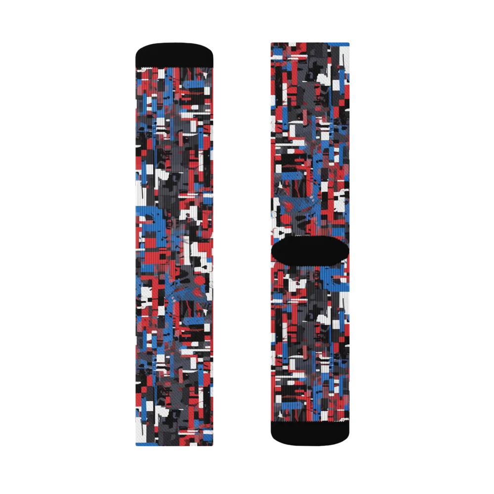 Chromatic Scramble on Socks — Right Sock