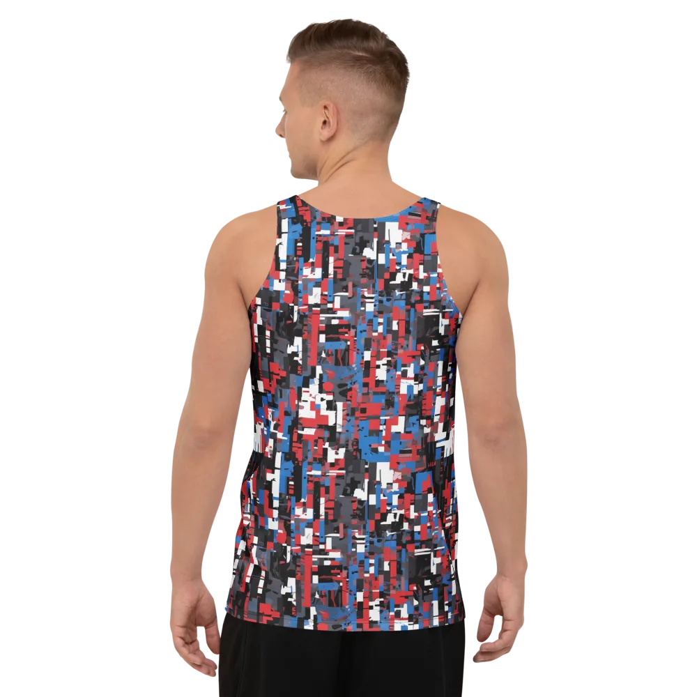 Chromatic Scramble on Men's Tank Top — Back