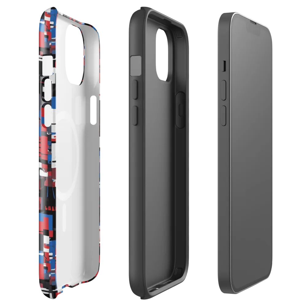 Chromatic Scramble on MagSafe Tough Case for iPhone® — Front