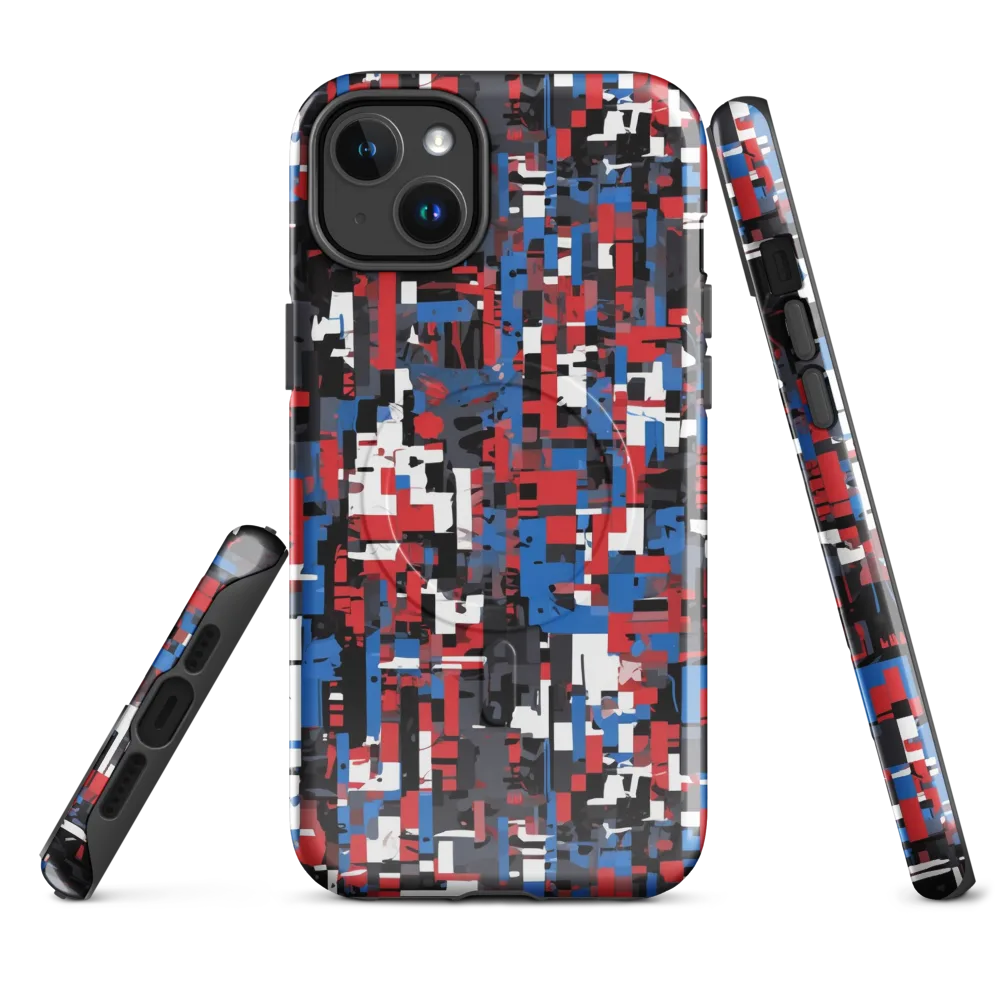 Chromatic Scramble on MagSafe Tough Case for iPhone® — Front