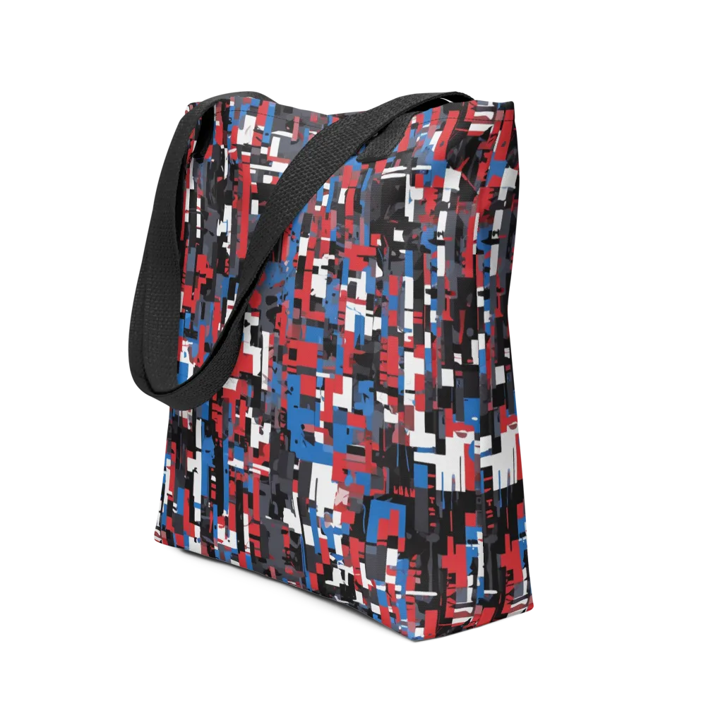 Chromatic Scramble on Tote Bag — Front